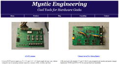 Desktop Screenshot of mysticengineering.com